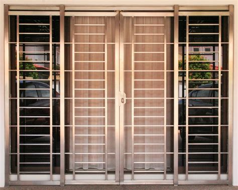 sliding door grill design